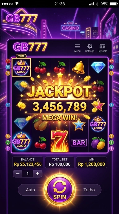 Cuplikan layar menu unduhan gb777 untuk perangkat Android